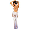 Dreamgirl Seamless Bodystocking Gown w Lace Pattern