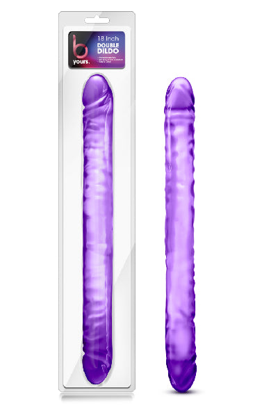 B Yours Double Dildo Purple 18in