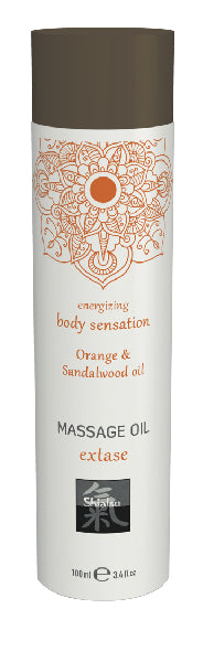 Shiatsu Massage Oil Extase Orange And Sandalwood Oil 100ml - Swedish Vibes