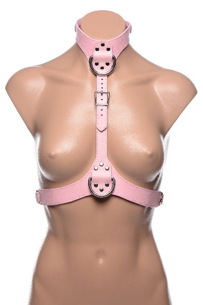 Miss Behaved Pink Chest Harness