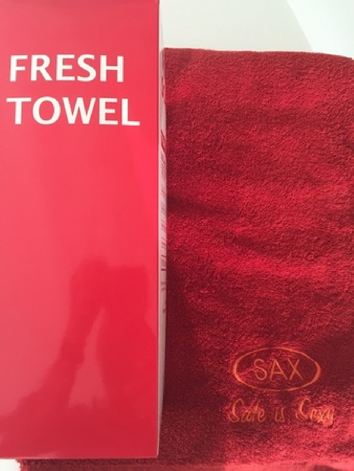 Cotton Bath Towel (Red)