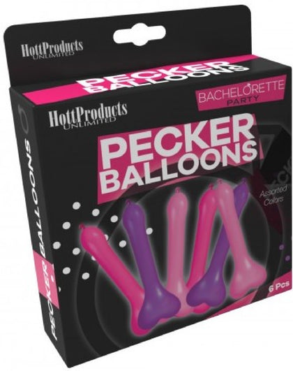 Bachelorette Pecker Party Balloons (Assorted Color) - Swedish Vibes