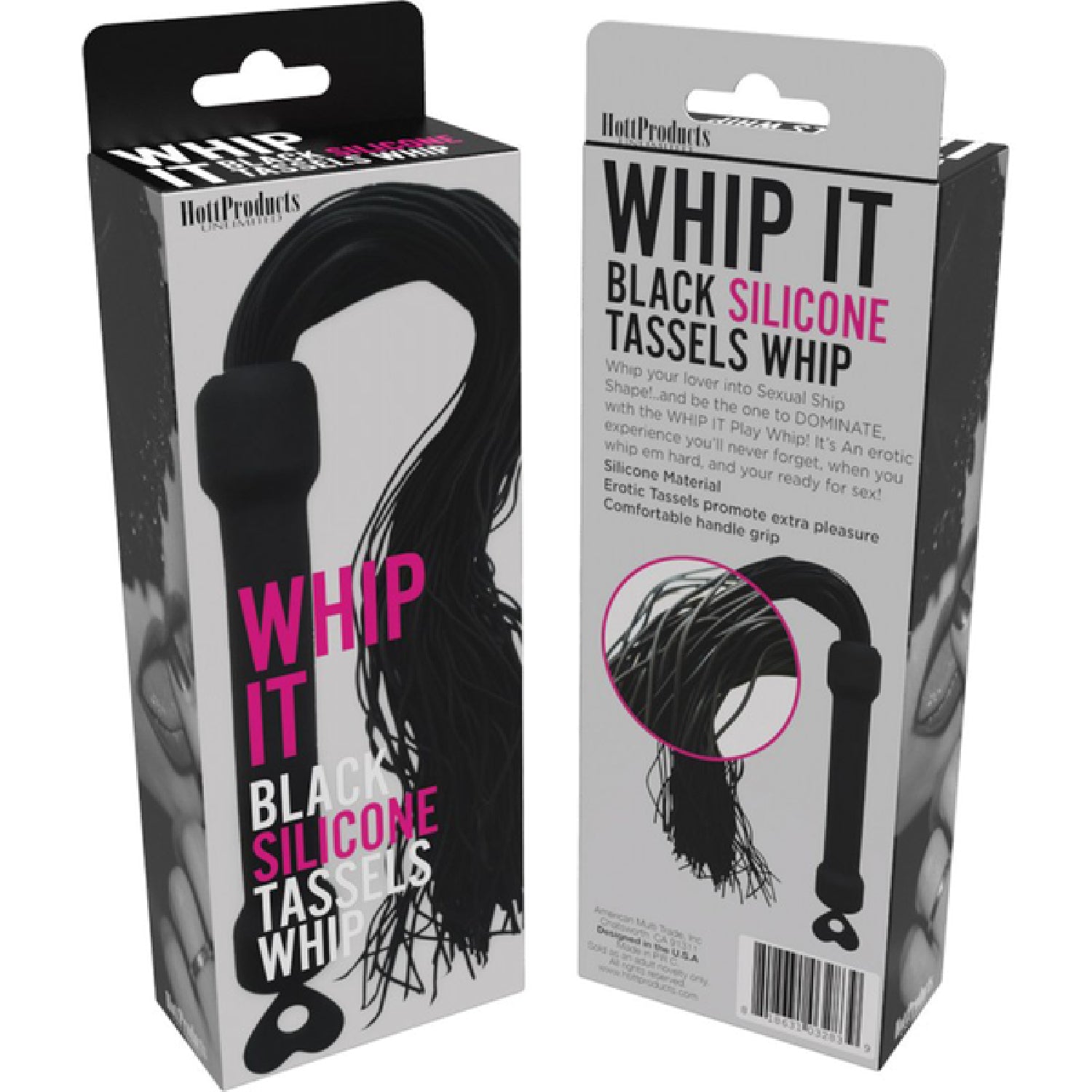 Whip It! Black Tassel Whip (Black)