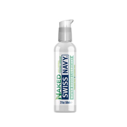 Swiss Navy Naked All Natural Water Based Lubricant 2oz/59ml