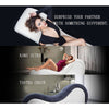 Kama Sutra Chaise Love Lounge Studded and Quilted 2 Tone Black/White