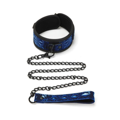 Whip Smart Diamond Collar & Leash Blue